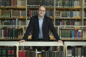Dennis Baker in the Library