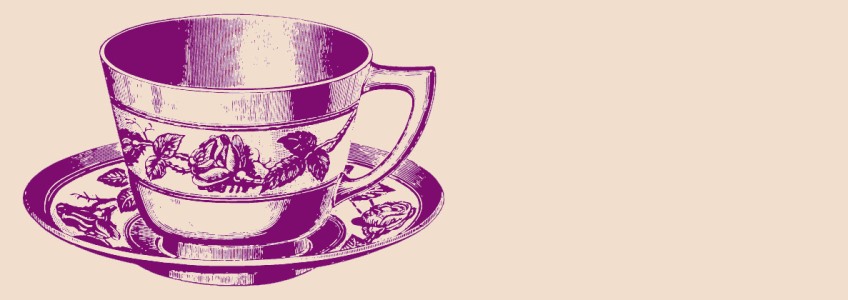 purple Tea cup.