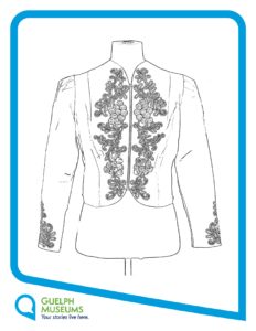 Jacket colouring page