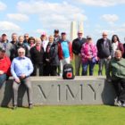 In the Footsteps of John McCrae 2018 tour, group photo at Vimy Memorial